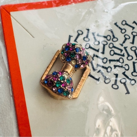 NWT Keep Collective Bow Charm - Rose Gold Multicolor Crystals - Picture 2 of 3